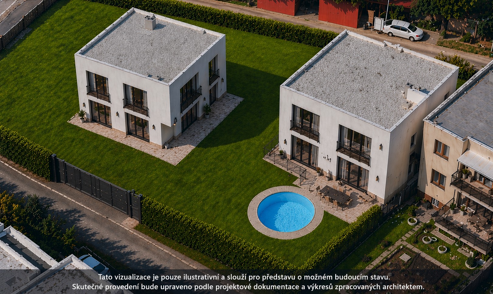 Černošice 2 — vizualizace